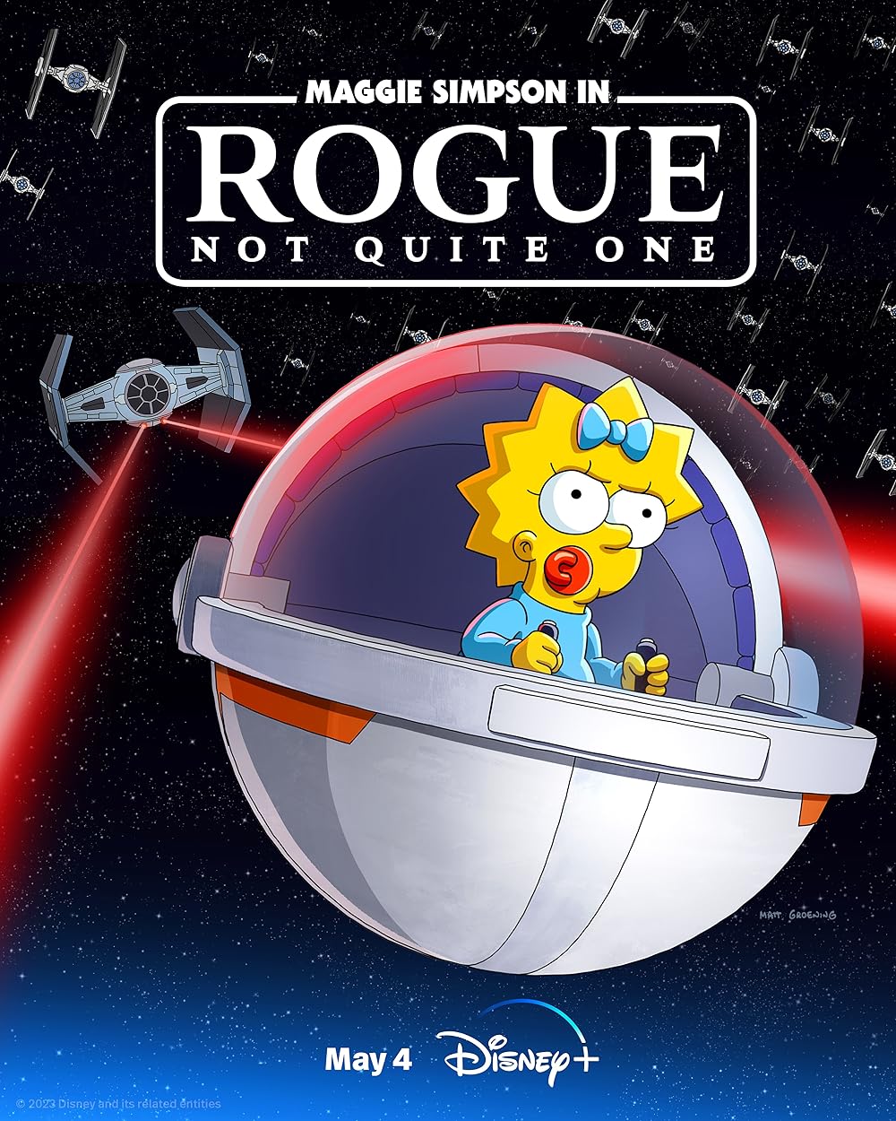 Maggie Simpson in Rogue Not Quite One (2023)
